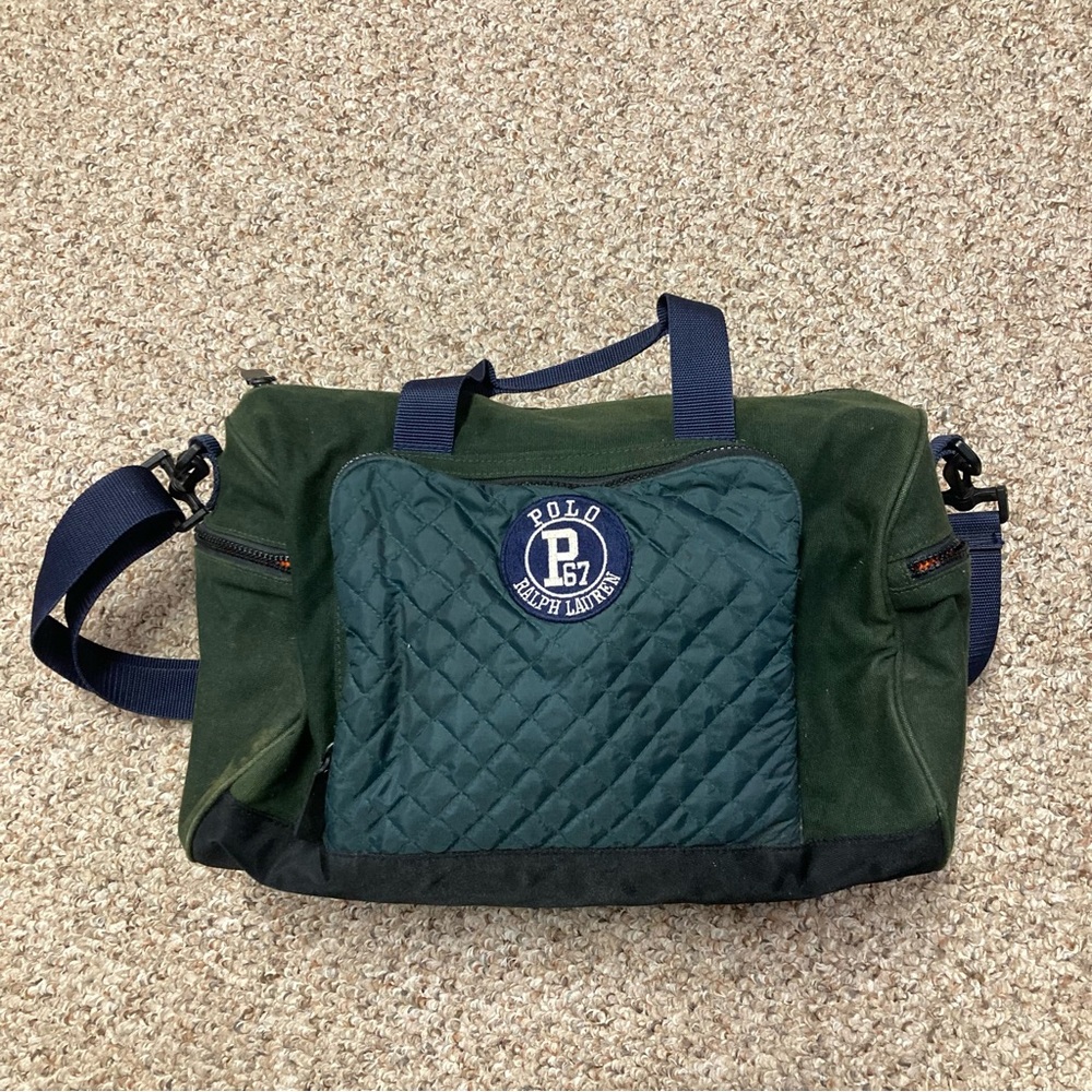 Vtg 1992 Polo Sport Ralph Lauren Weekend Gym Travel Duffle Athletic Bag 1967 Lo